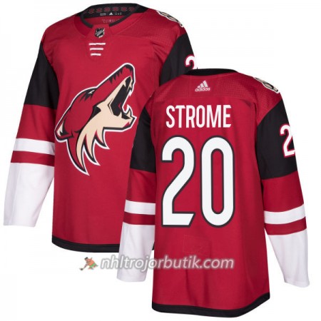 Män Ishockey Arizona Coyotes Tröja Dylan Strome 20 Adidas 2017-2018 Maroon Authentic